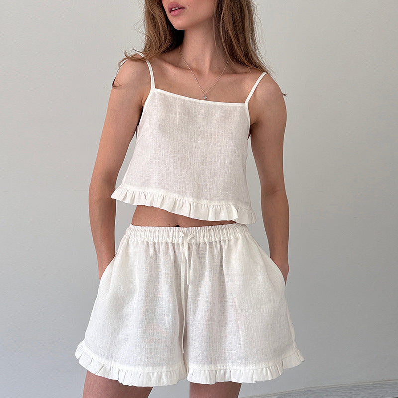 Linen Lace Lounge Set