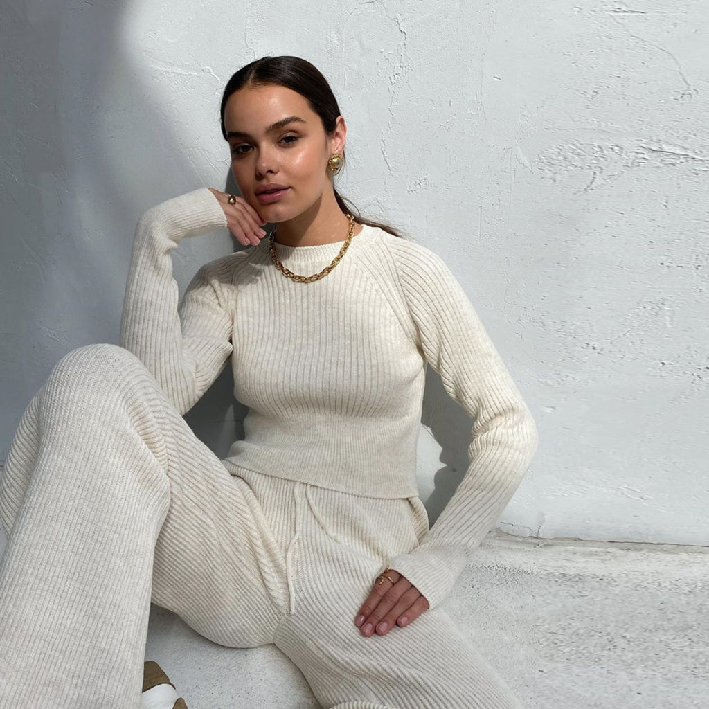 Knit Matching Lounge Set