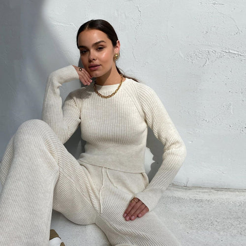 Knit Matching Lounge Set