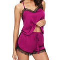 Lace Satin Cami Set