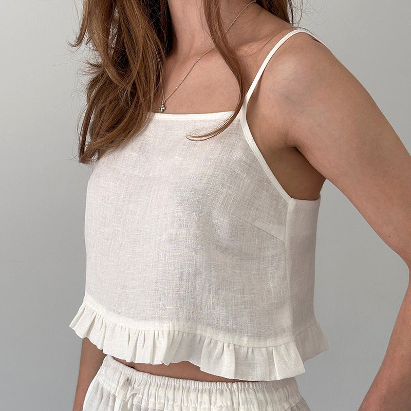 Linen Lace Lounge Set