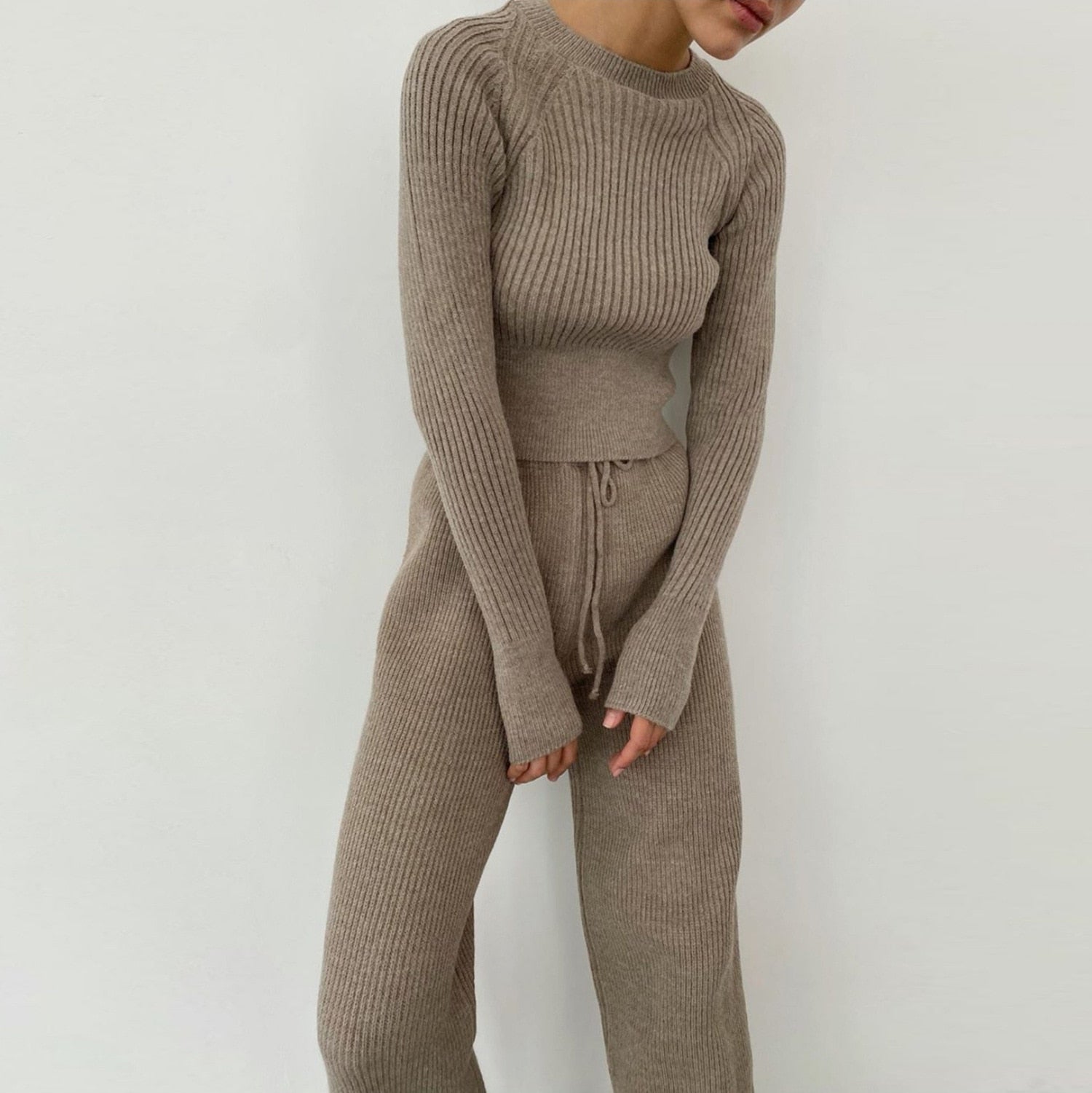 Knit Matching Lounge Set