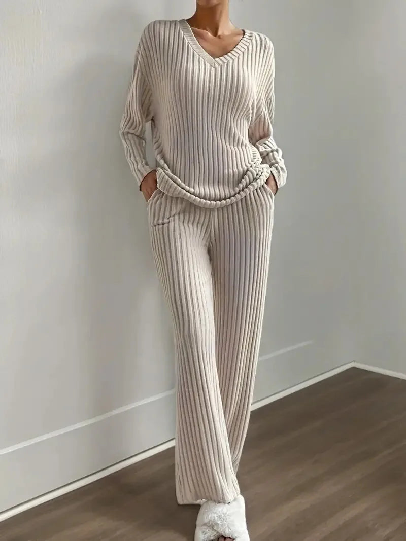 Ribbed Knit Homewear Set