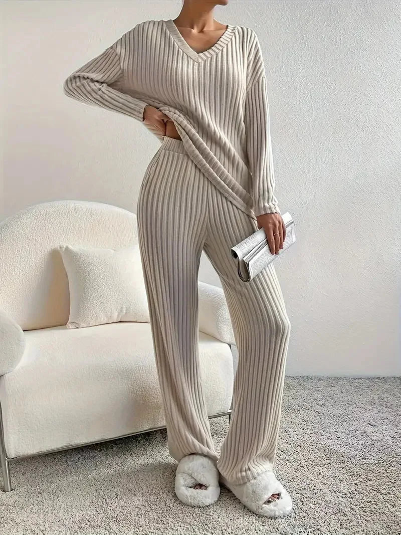 Ribbed Knit Homewear Set