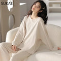 Waffle Cotton Pajama Set