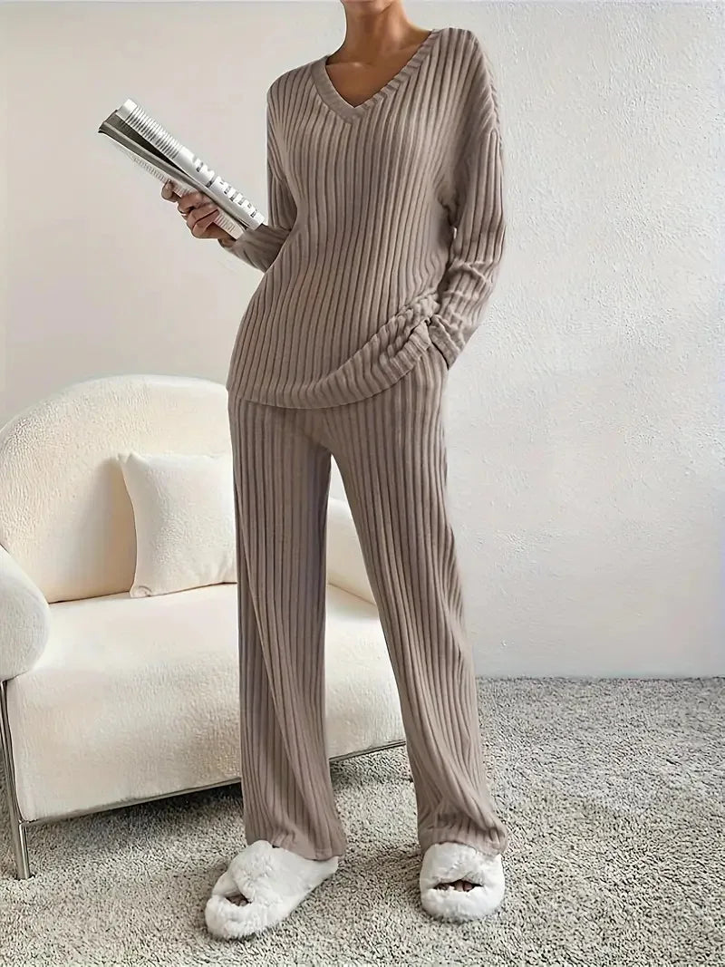 Ribbed Knit Homewear Set
