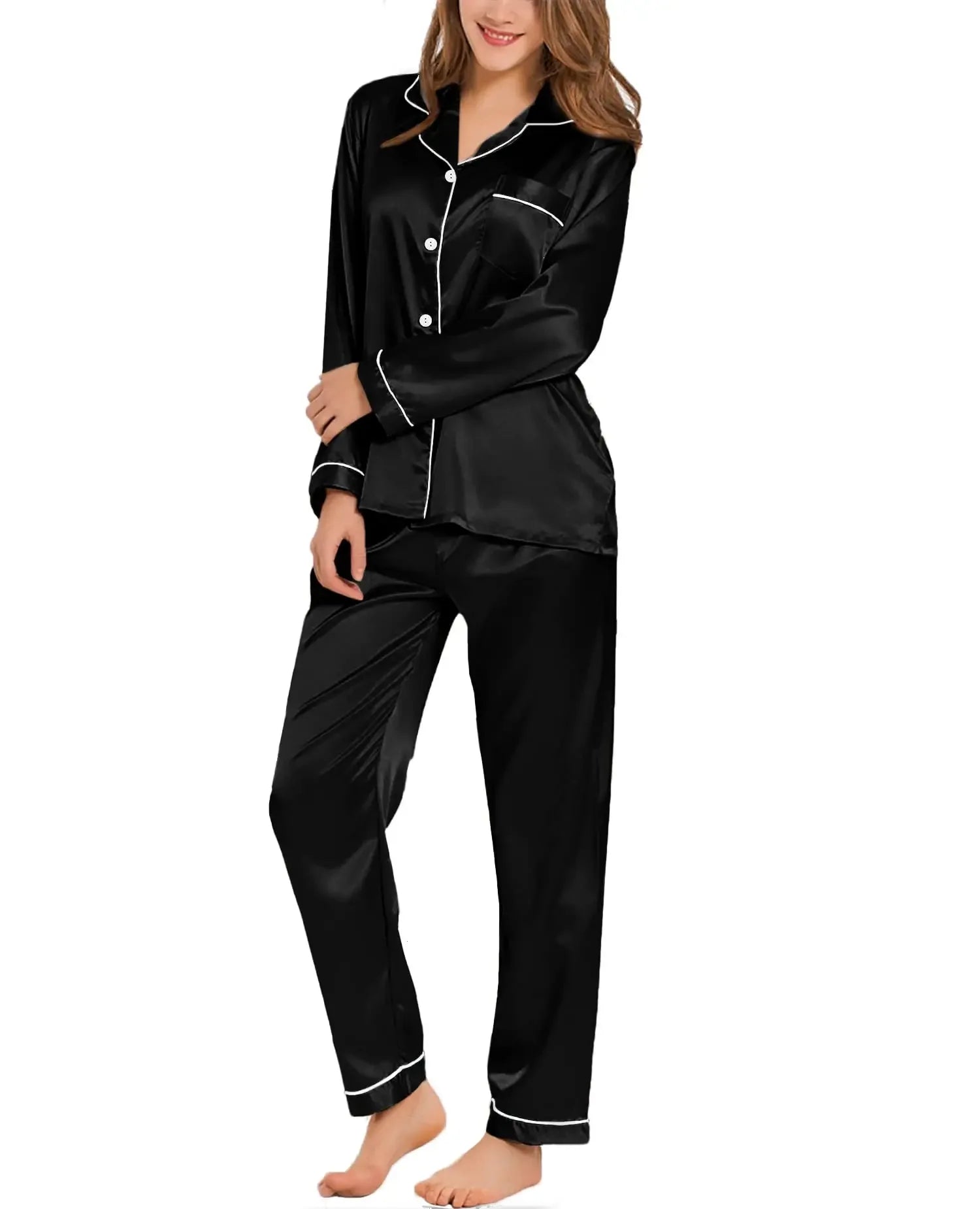 Silk Satin Pajama Set