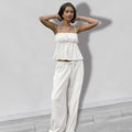 Suspender Strap Pajama Set