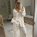 Love Print Pajama Set