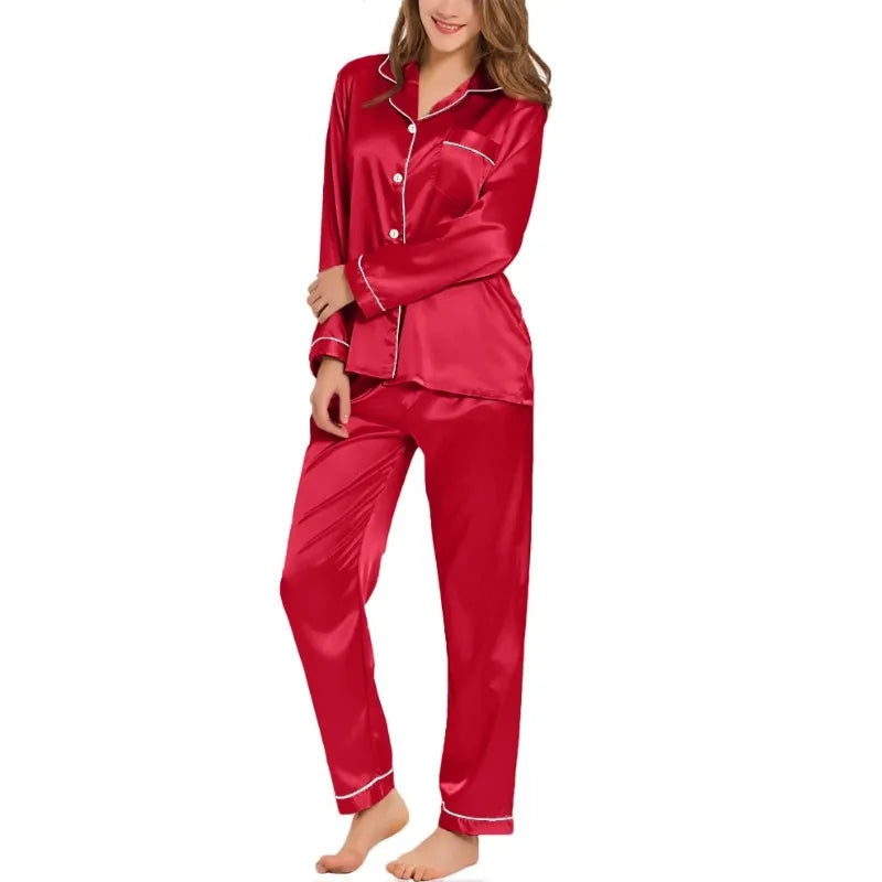 Silk Satin Pajama Set