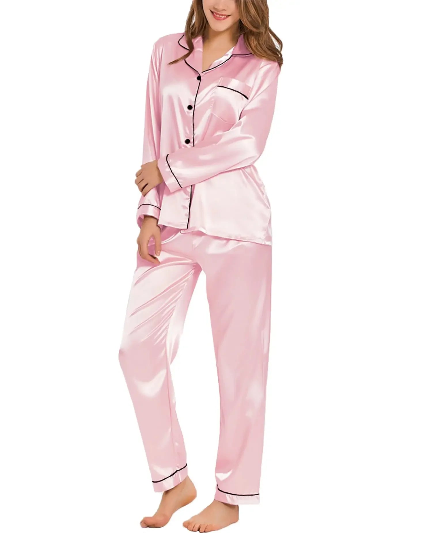 Silk Satin Pajama Set